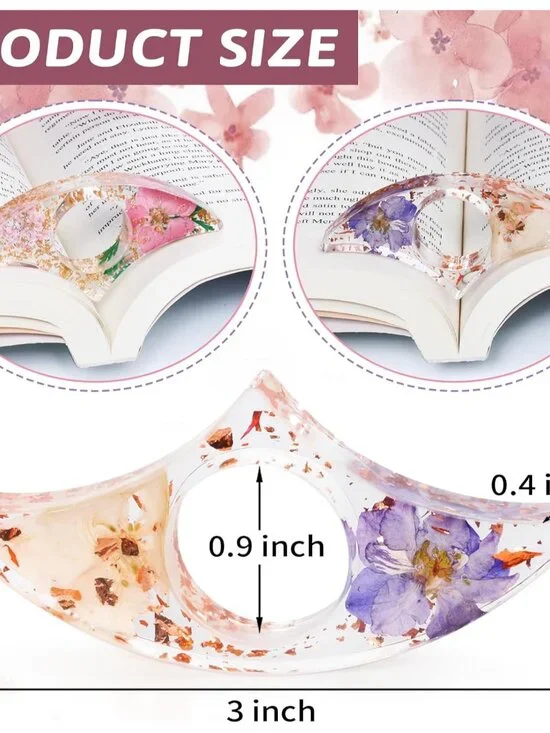 Book Page Holder, 2PCS Thumb Book Page Holder, Book Accessories for Reading Love - Picture 2 of 7